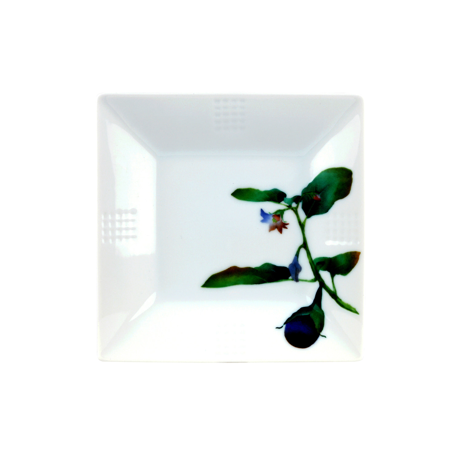 노리다케 1620 야채 사각 소접시 1P (가지)